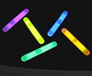 Fat 1.5 inch Glow Sticks - 6mm Glow Sticks - Fishing Lure Glow Sticks