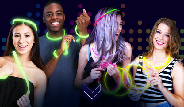 100 Glow Sticks Bulk Party Supplies  Glow In The Dark Fun Party Pack With  8 Glowsticks And Connectors For Bracelets And Necklaces For Kids And Adults   Fruugo IN